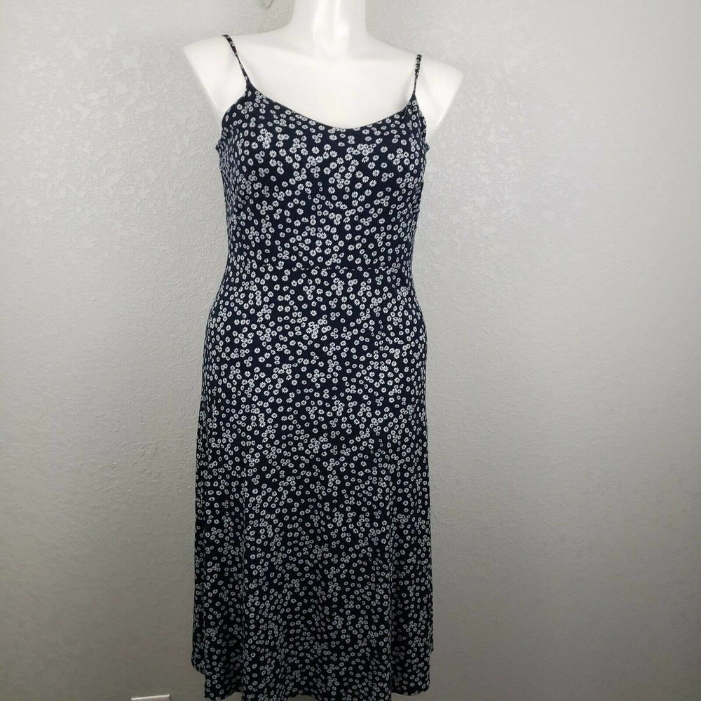 LOFT Smocked Back Floral Midi Dress NWT